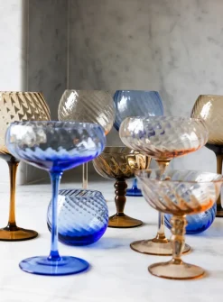 Byon Opacity wine glasses 47 cl 2-pack, Blue