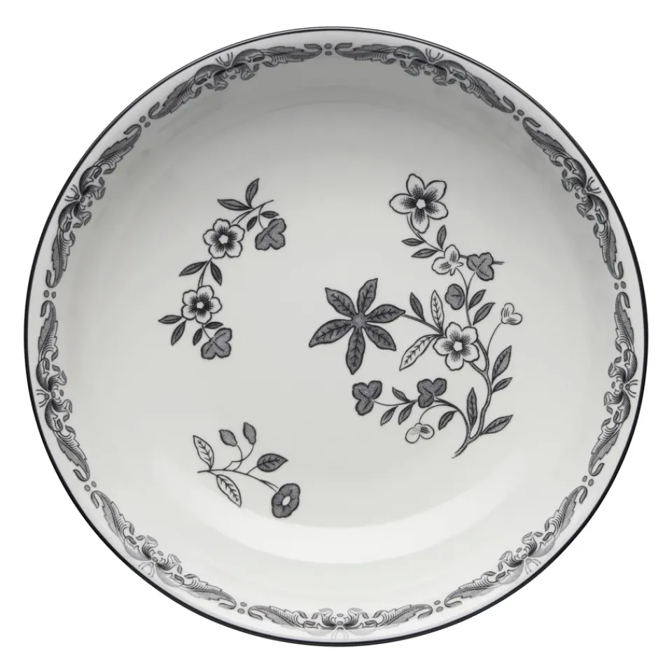Rörstrand Ostindia deep plate, Ø 22 cm Black