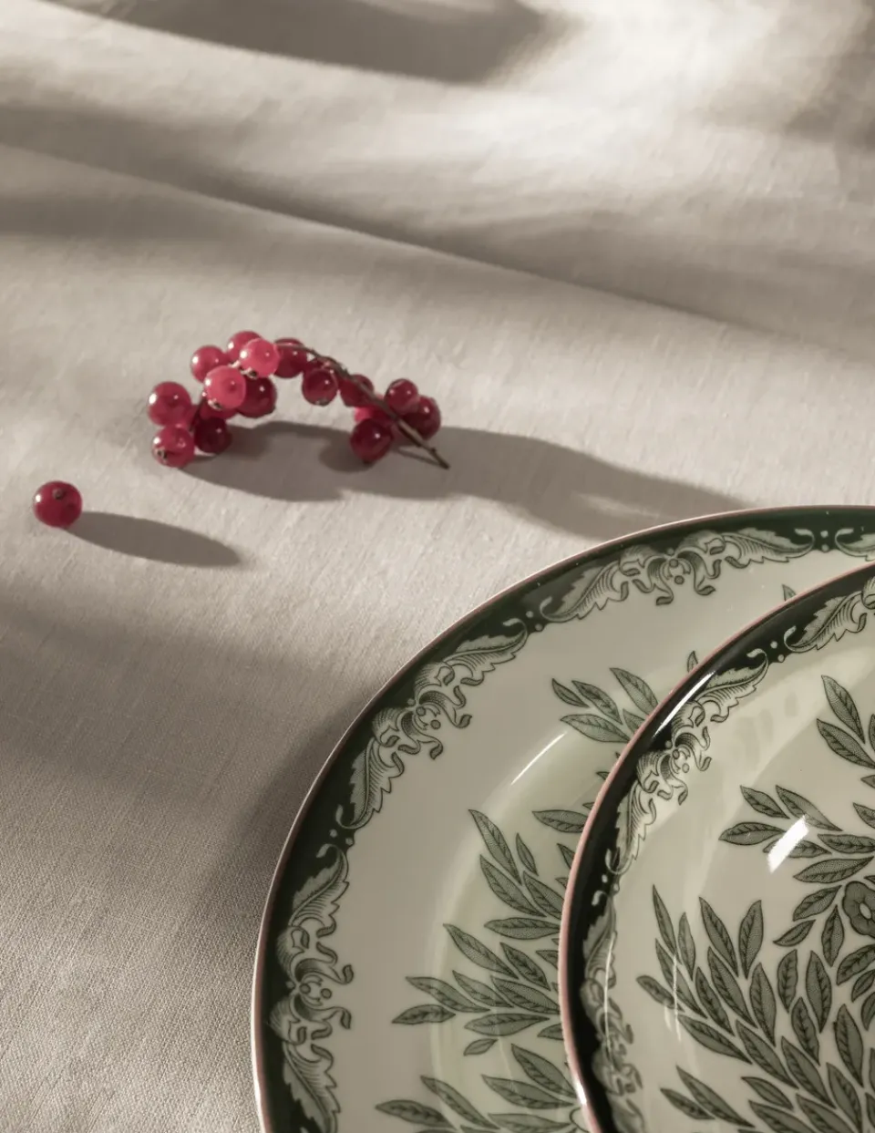 Rörstrand Ostindia Floris deep plate Ø22 cm, n Green Sale