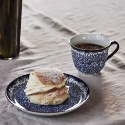 Rörstrand Ostindia Floris mug 40 cl and plate Ø20 cm, n Blue Best