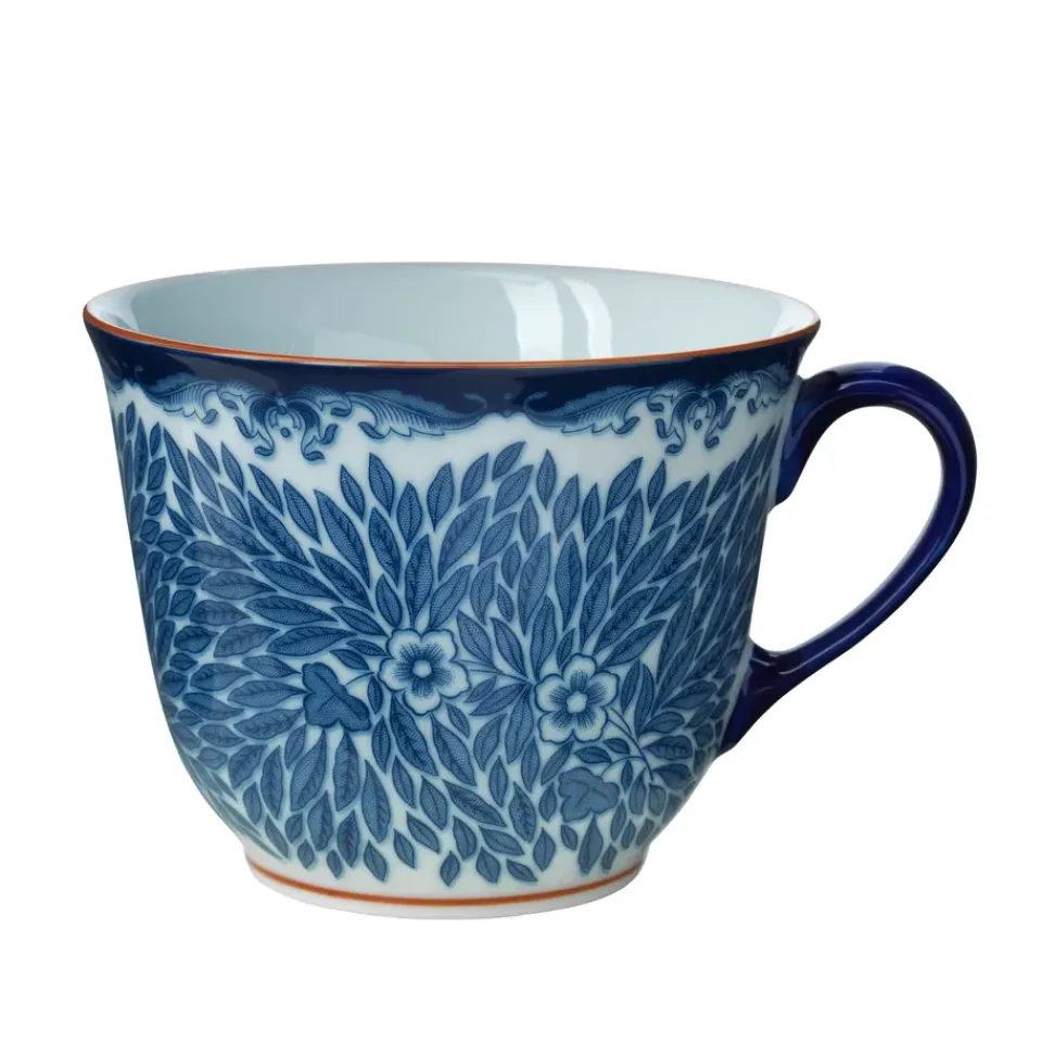 Rörstrand Ostindia Floris mug 40 cl and plate Ø20 cm, n Blue Best