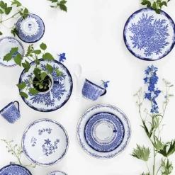 Rörstrand Ostindia Floris plate, 27 cm Blue Hot