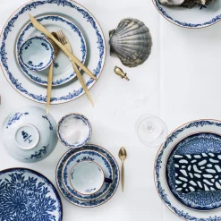 Rörstrand Ostindia Floris plate, 20 cm Blue