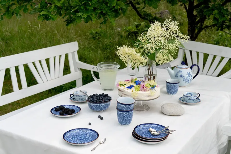 Rörstrand Ostindia Floris small plate Ø16 cm, Blue WhiteBlue Hot
