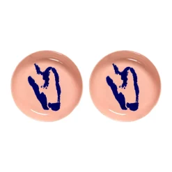 Serax Ottolenghi Feast deep plate Ø22 cm 2-pack, -pepper blue Pink