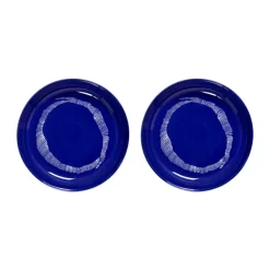 Serax Ottolenghi Feast deep plate Ø22 cm 2-pack, Dark stripes-white Blue Sale