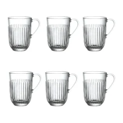 La Rochère Ouessant mug 40 cl 6-pack, Clear Transparent Outlet