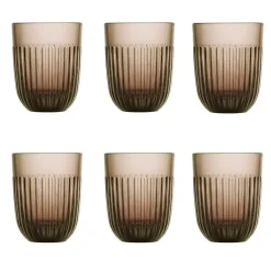 La Rochère Ouessant water glass 29 cl 6-pack, Mocha Brown Best