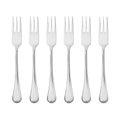 Gense Oxford cake fork 6-pack, Stainless steel Silver-coloured New