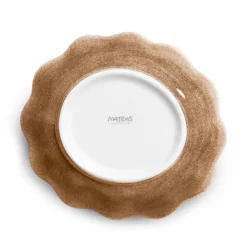 Mateus Oyster bowl 16x18 cm, cinnamon Brown