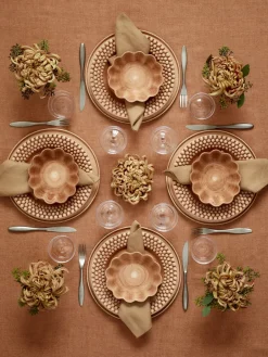 Mateus Oyster bowl 16x18 cm, cinnamon Brown