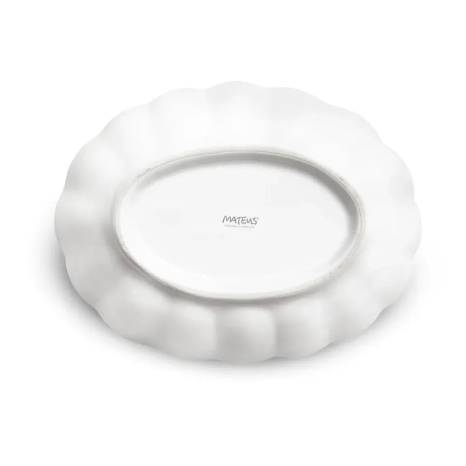 Mateus Oyster bowl 18x23 cm, White Outlet