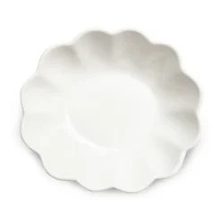 Mateus Oyster bowl 16x18 cm, White Clearance