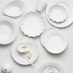 Mateus Oyster bowl 16x18 cm, White Clearance