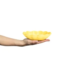 Mateus Oyster bowl 16x18 cm, Yellow Hot