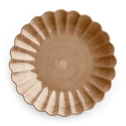 Mateus Oyster plate 20 cm, cinnamon Brown