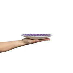 Mateus Oyster plate 20 cm, Violet Purple Clearance