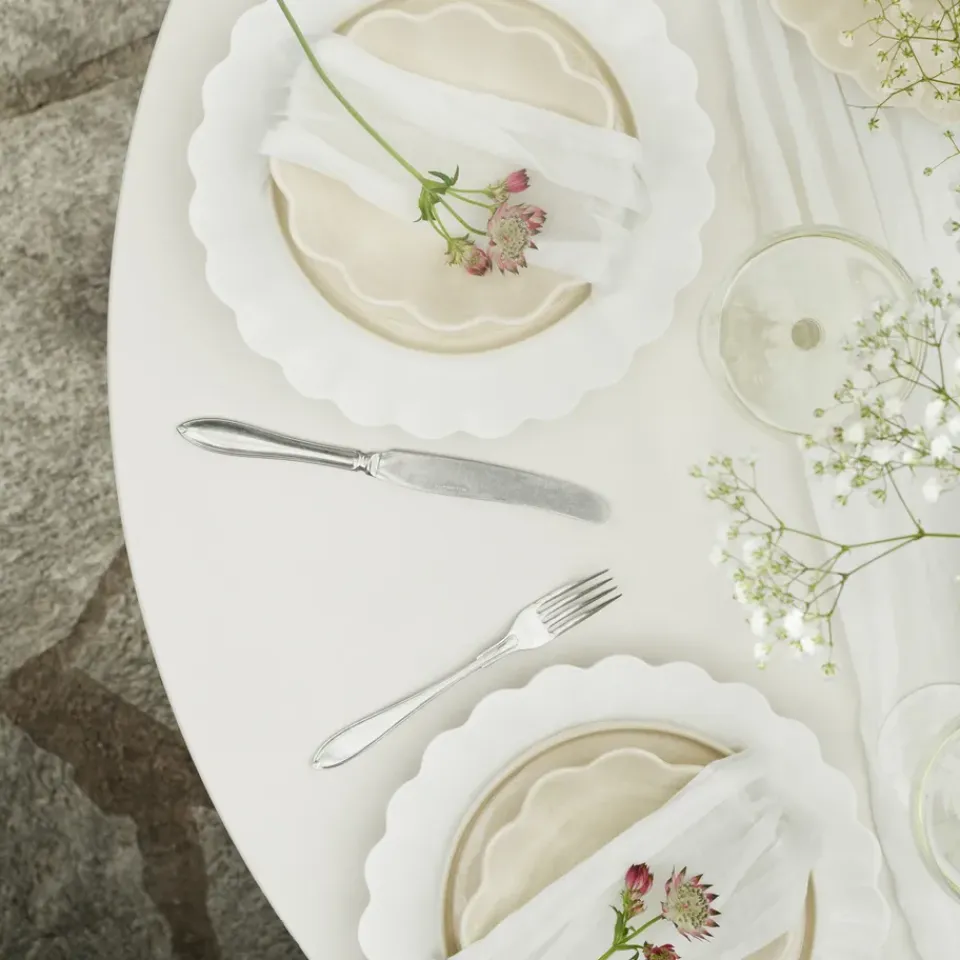 Mateus Oyster plate 28 cm, White Clearance