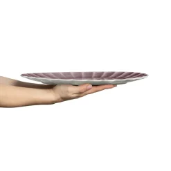Mateus Oyster saucer 30x35 cm, Plum Purple Hot