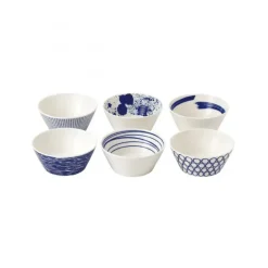 Royal Doulton Pacific bowl blue 6 pieces, 11 cm BlueWhite Discount