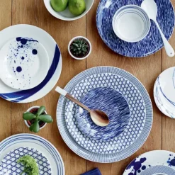 Royal Doulton Pacific plate blue 6 pieces, 16 cm BlueWhite Best
