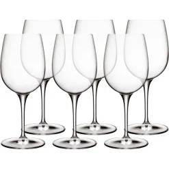 Luigi Bormioli Palace red wine glasses 6-pack, 36,5 cl Transparent Outlet