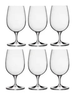 Luigi Bormioli Palace water glass with foot 6-pack, 32 cl Transparent