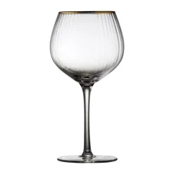 Lyngby Glas Palermo Gold gin & tonic glass 65 cl 4-pack, Clear-gold TransparentGold-coloured New