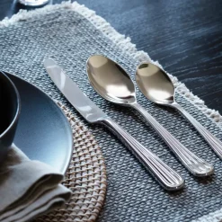 Robert Welch Palm Bright cutlery, 84 pieces Silver-coloured Outlet