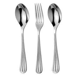 Robert Welch Palm Bright serving cutlery 3 pieces, Stainless steel Silver-coloured