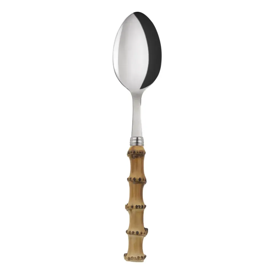 SABRE Paris Panda tablespoon, Stainless steel-bamboo Silver-colouredBeige Best