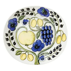 Arabia Paratiisi plate oval 25 cm, blue BlueYellow Outlet