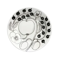 Arabia Paratiisi saucer Ø16.5 cm for teacup 28 cl, Black
