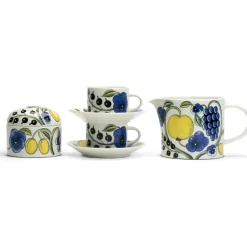 Arabia Paratiisi saucer Ø16.5 cm for teacup 28 cl, blue BlueYellow Discount