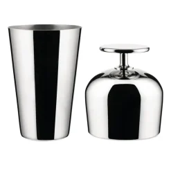 Alessi Parisienne cocktailshaker stainless steel, 50 cl Silver-coloured