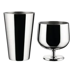 Alessi Parisienne cocktailshaker stainless steel, 50 cl Silver-coloured