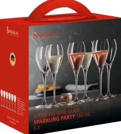 Spiegelau Party champagne glass 16 cl, 6-pack Transparent Hot