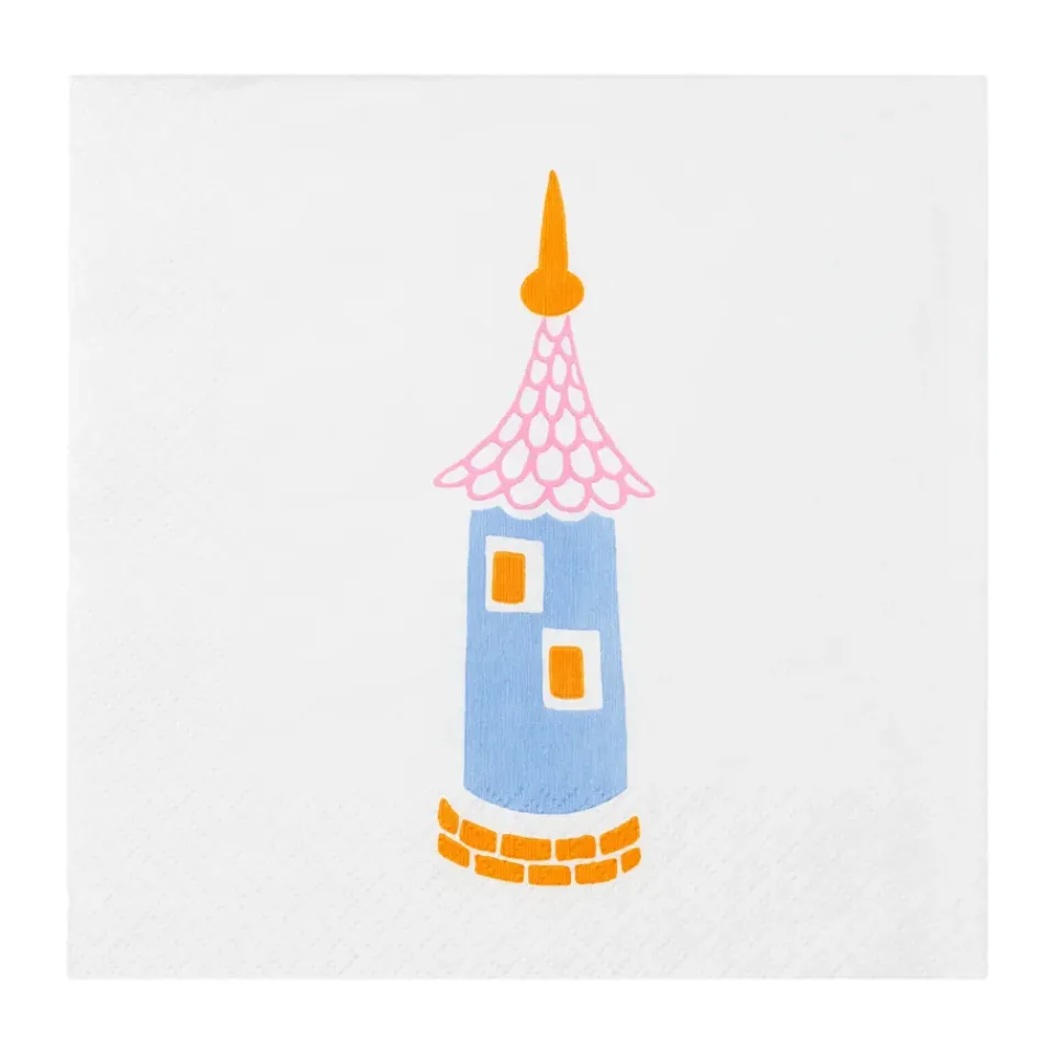 Moomin Arabia Party Moomin paper napkins 33x33 cm 20-pack, Multi Hot