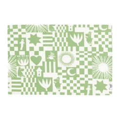 Moomin Arabia Party Moomin placemat 31x46 cm, Green Multi Outlet