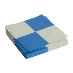 HAY Pattern Dinner Check napkin 40x40 cm 20-pack, Grey-blue L GreyBlue Clearance