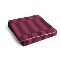 HAY Pattern Dinner napkin 40x40 cm 20-pack, Bordeaux-wine Red
