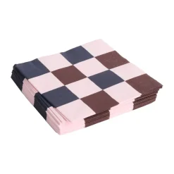 HAY Pattern Lunch Check napkin 33x33 cm 20-pack, Light pink-bordeaux-black M PinkBlueRed Hot