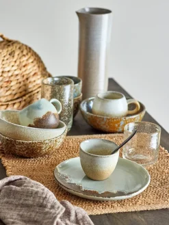 Bloomingville Paula breakfast set 12 pieces, Nature White