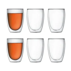 Bodum Pavina double wall glass 6-pack, 0.35 l Transparent Discount