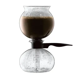 Bodum Pebo vacuum coffee maker 1 L, 8 copper BlackTransparent New