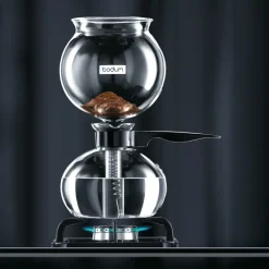 Bodum Pebo vacuum coffee maker 1 L, 8 copper BlackTransparent New