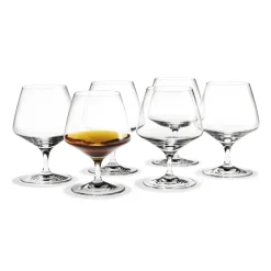 Holmegaard Perfection Cognac Coupé 36 cl 6 pack, Clear Transparent Best