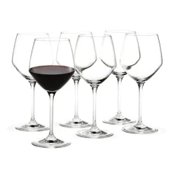Holmegaard Perfection red wine glass 43 cl 6 pack, Clear Transparent Hot