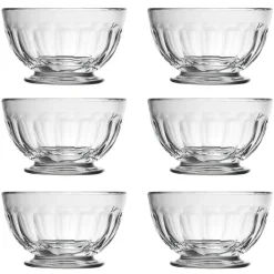 La Rochère Perigord dessert bowl on foot 50 cl 6-pack, Transparent Best