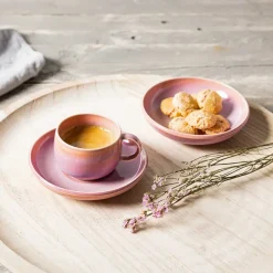 Villeroy & Boch Perlemor espresso saucer Ø12 cm, Coral Multi New